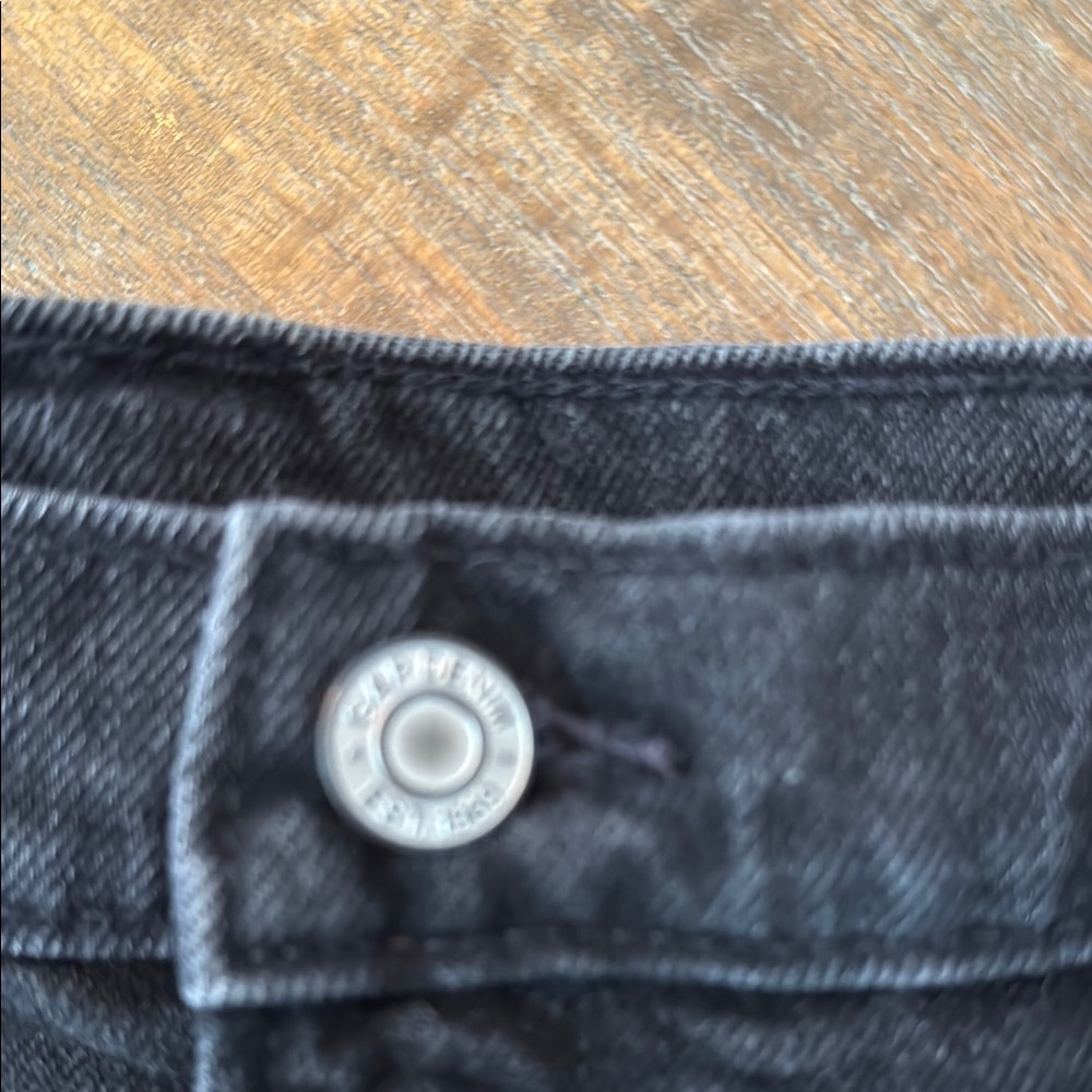 GAP Black Jean Shorts Size 10 - Picture 3 of 6